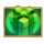 santas golden christmas green symbol icon