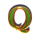 santas puzzle q symbol icon