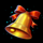 santas reel wheel bell symbol icon