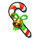 santas slay candy cane symbol icon