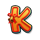 santas slay letter k symbol icon