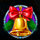 santas wild night bell symbol icon