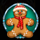 santas wild night gingerbread symbol icon