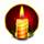 santas wild reels candle symbol icon