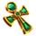 scarab rising megaways emerald ankh symbol icon