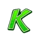 scratch the bank k symbol icon