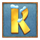 scrooge megaways k symbol icon