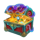 sea of wealth chest symbol icon