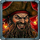 sea treasures legends black beard symbol icon
