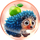 season sister hedgehog symbol icon