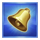 second strike bell symbol icon