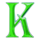 secret 6 letter k symbol icon