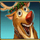 selfie elfie deer symbol icon