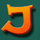 selfie elfie j letter symbol icon