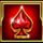 seven and gems spade symbol icon