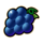 seven seven xmas grape symbol icon