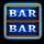 sevens fire blue bar symbol icon