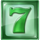 sevens high ultra green 7 symbol icon