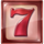 sevens high ultra red 7 symbol icon