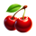 sexy joker cherry symbol icon