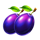 sexy joker plum symbol icon