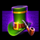 shake shake leprechaun hat symbol icon