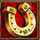 shamrock shenanigans horseshoe symbol icon