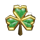 shamrock surprise clover symbol icon