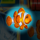 shark rush clownfish symbol icon