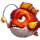 shark treasure deepsea fish symbol icon