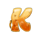sharkalicious k symbol icon