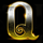 shield of glory q symbol icon