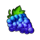 shining crown deluxe clover chance grape symbol icon