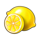 shining crown deluxe clover chance lemon symbol icon