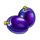 shining crown deluxe clover chance plum symbol icon