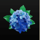 show me the honey blue flower symbol icon