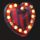sinister circus heart symbol icon
