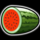 sizzling 6 watermelon symbol icon