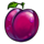 sizzling blaze deluxe plum symbol icon