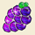 sizzling gems grape symbol icon