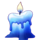 skeleton party candle symbol icon