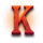 skull carnival lava k symbol icon