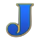 sky rail riches letter j symbol icon