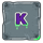 slime bonanza k symbol icon