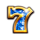slot vegas blue7 symbol icon