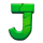 sloteus gold j symbol icon