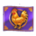 snake fortune hold and win rooster symbol icon
