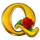snake spirit gold q symbol icon