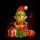 sneaky santa elve symbol icon