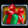 snegurochka and ded moroz gift symbol icon